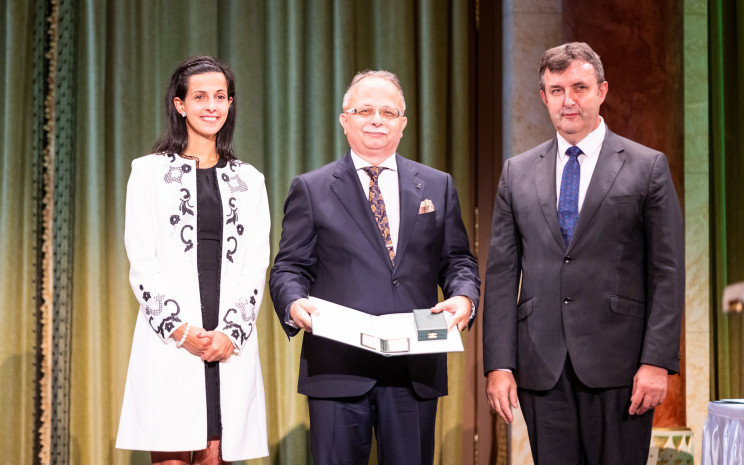 A kitüntetésátadón