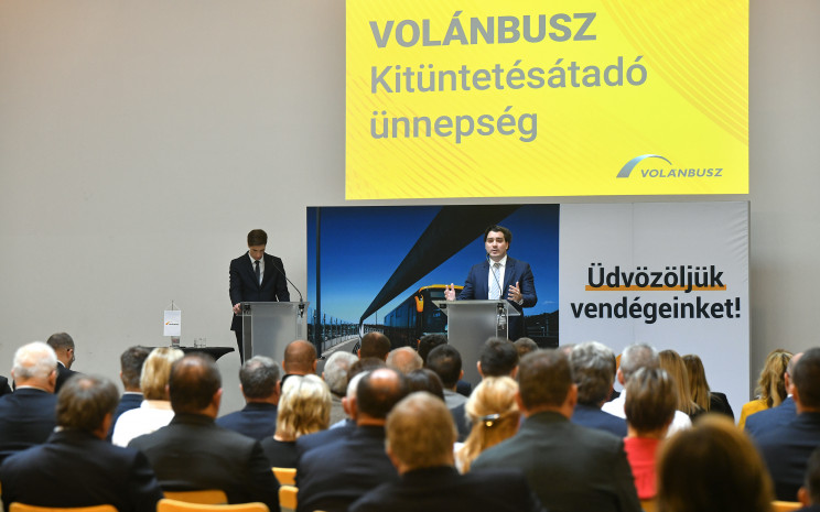 A kitüntetésátadó