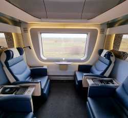 Az 1. osztályú IC+ kocsi utazókabinja