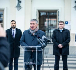 A sajtótájékoztató