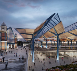 A megújuló Nyugati pályaudvar terve