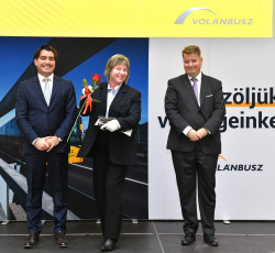 Sopony Anita a kitüntetésátadón