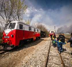 Ünnepség a Gyermekvasúton